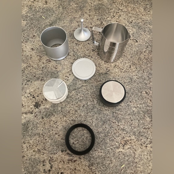 58mm Coffee Espresso Tamper Distributor Funnel Blind Shaker Milk Frothing Cup - Picture 6 of 8